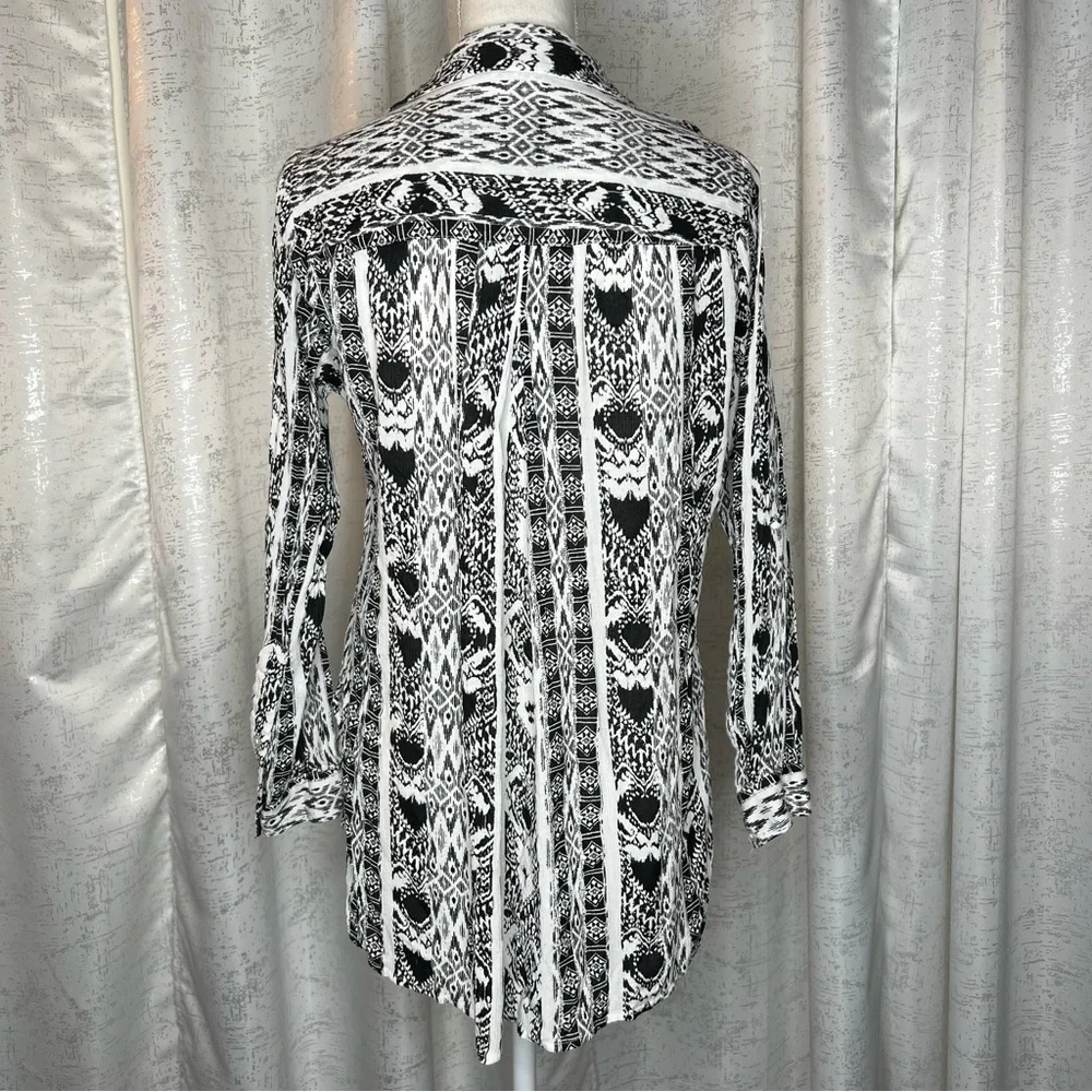 Nine West Printed Blouse - Picture 4 of 8